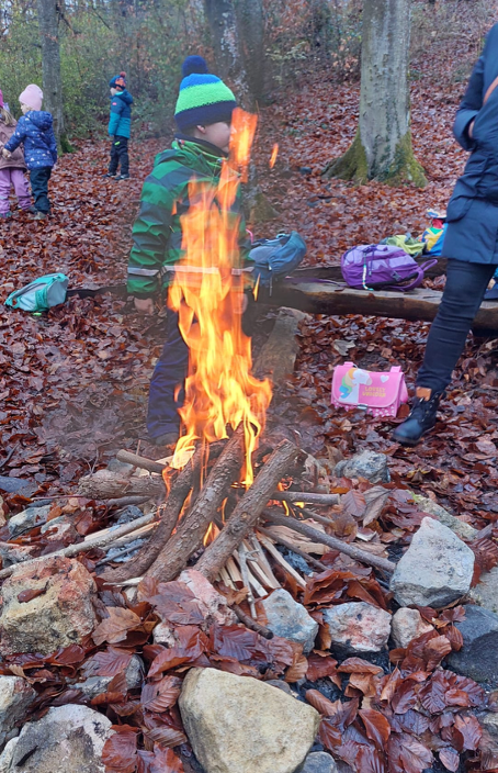 Bild Feuer geschnitten